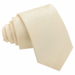 Beige Plain Shantung Slim Tie Beige Plain Shantung Slim Tie