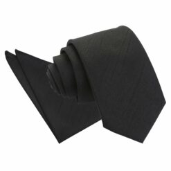 Beige Plain Shantung Slim Tie and Pocket Square Set Beige Plain Shantung Slim Tie and Pocket Square Set