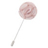 Blush Pink Plain Shantung Lapel Pin