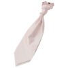 Blush Pink Plain Shantung Pre-Tied Wedding Cravat