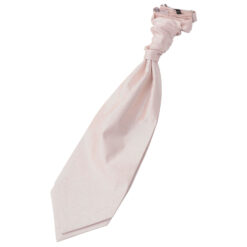Blush Pink Plain Shantung Pre-Tied Wedding Cravat Blush Pink Plain Shantung Pre-Tied Wedding Cravat