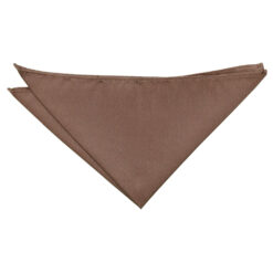 Bronze Plain Shantung Pocket Square Bronze Plain Shantung Pocket Square