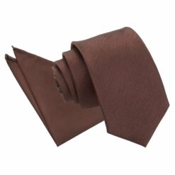 Beige Plain Shantung Slim Tie and Pocket Square Set Beige Plain Shantung Slim Tie and Pocket Square Set
