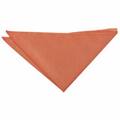 Copper Plain Shantung Pocket Square Copper Plain Shantung Pocket Square