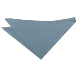 Dusty Blue Plain Shantung Pocket Square Dusty Blue Plain Shantung Pocket Square