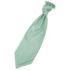 Dusty Green Plain Shantung Pre-Tied Wedding Cravat