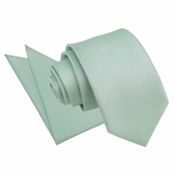 Beige Plain Shantung Slim Tie and Pocket Square Set Beige Plain Shantung Slim Tie and Pocket Square Set