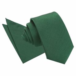 Beige Plain Shantung Slim Tie and Pocket Square Set Beige Plain Shantung Slim Tie and Pocket Square Set