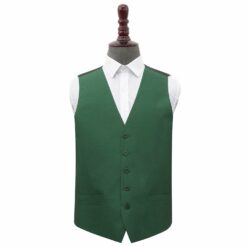 Emerald Green Plain Shantung Wedding Waistcoat Emerald Green Plain Shantung Wedding Waistcoat