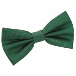 Emerald Green Plain Shantung Pre-Tied Bow Tie Emerald Green Plain Shantung Pre-Tied Bow Tie