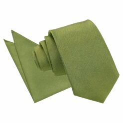 Beige Plain Shantung Slim Tie and Pocket Square Set Beige Plain Shantung Slim Tie and Pocket Square Set