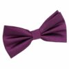Orchid Plain Shantung Pre-Tied Bow Tie