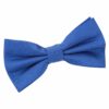 Royal Blue Plain Shantung Pre-Tied Bow Tie
