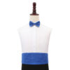 Royal Blue Plain Shantung Cummerbund