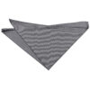 Steel Grey Plain Shantung Pocket Square
