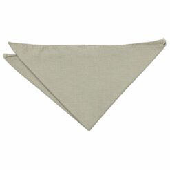 Taupe Plain Shantung Pocket Square