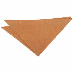 Turmeric Yellow Plain Shantung Pocket Square