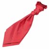 Red Solid Check Pre-Tied Wedding Cravat for Boys