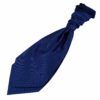 Royal Blue Solid Check Pre-Tied Wedding Cravat for Boys