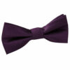 Burgundy Solid Check Pre-Tied Bow Tie for Boys