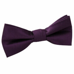 Burgundy Solid Check Pre-Tied Bow Tie for Boys Burgundy Solid Check Pre-Tied Bow Tie for Boys