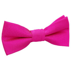 Fuchsia Pink Solid Check Pre-Tied Bow Tie for Boys Fuchsia Pink Solid Check Pre-Tied Bow Tie for Boys