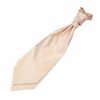 Champagne Solid Check Pre-Tied Wedding Cravat