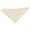 Beige Suede Pocket Square