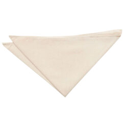 Beige Suede Pocket Square