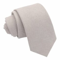 Dove Grey Suede Slim Tie Dove Grey Suede Slim Tie