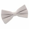 Dove Grey Suede Pre-Tied Bow Tie