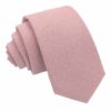 Dusty Pink Suede Slim Tie