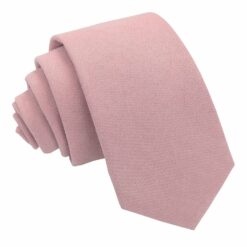 Dusty Pink Suede Slim Tie Dusty Pink Suede Slim Tie