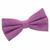 Dusty Rose Suede Pre-Tied Bow Tie