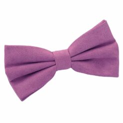 Dusty Rose Suede Pre-Tied Bow Tie Dusty Rose Suede Pre-Tied Bow Tie