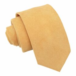Honey Suede Slim Tie Honey Suede Slim Tie
