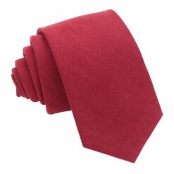 Maroon Suede Slim Tie Maroon Suede Slim Tie