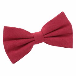 Maroon Suede Pre-Tied Bow Tie Maroon Suede Pre-Tied Bow Tie