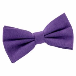 Purple Suede Pre-Tied Bow Tie Purple Suede Pre-Tied Bow Tie