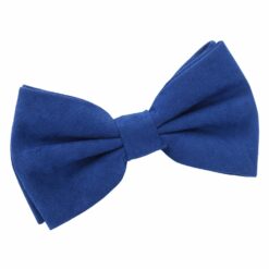 Royal Blue Suede Pre-Tied Bow Tie Royal Blue Suede Pre-Tied Bow Tie