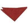 Rust Suede Pocket Square