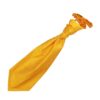 Sunflower Gold Solid Check Pre-Tied Wedding Cravat