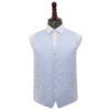 Baby Blue Swirl Wedding Waistcoat
