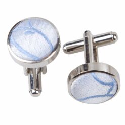 Baby Pink Swirl Cufflinks