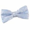 Baby Blue Swirl Pre-Tied Bow Tie