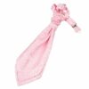 Baby Pink Swirl Pre-Tied Wedding Cravat for Boys