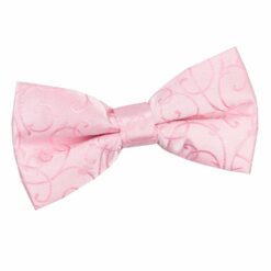 Baby Pink Swirl Pre-Tied Bow Tie Baby Pink Swirl Pre-Tied Bow Tie