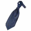 Black and Blue Swirl Pre-Tied Wedding Cravat for Boys