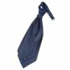 Black and Blue Swirl Pre-Tied Wedding Cravat