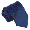 Black and Blue Swirl Tie